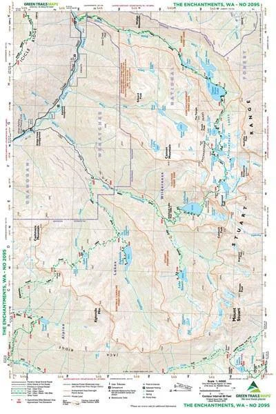 Mountaineers Books 209S The Enchantments WA | Miyar Adventures