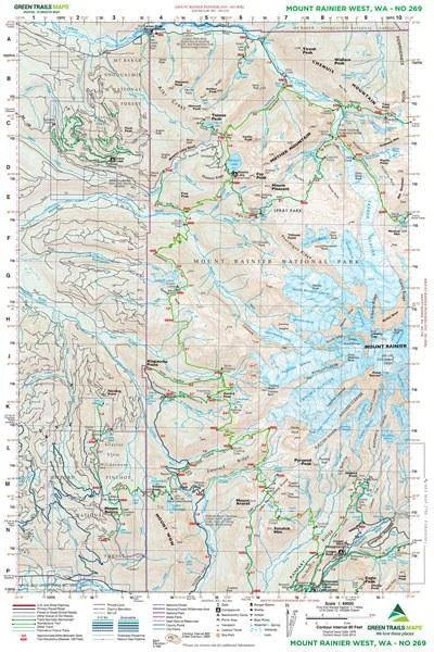 Mountaineers Books 269 Mount Rainier West WA | Miyar Adventures