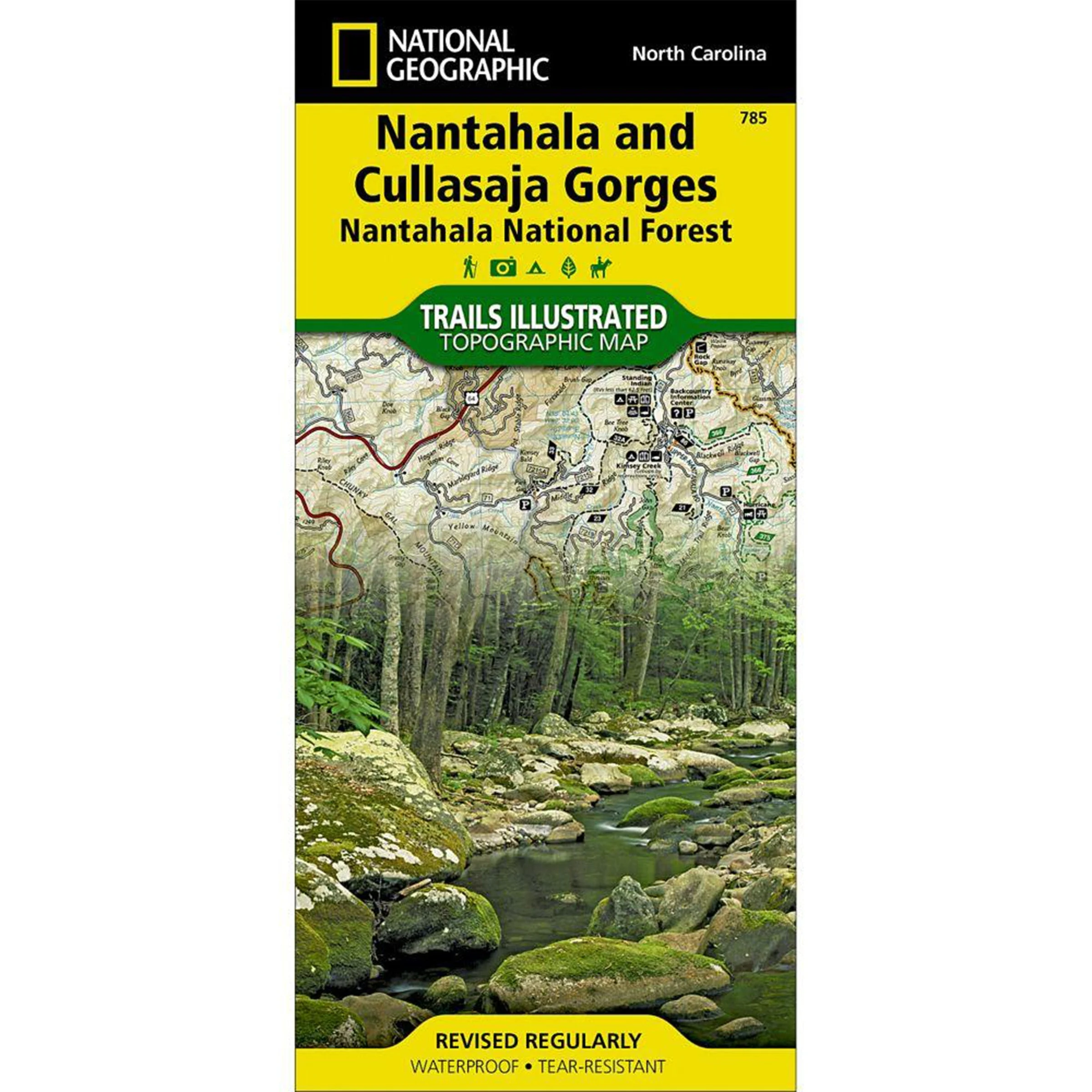 Nantahala and Cullasaja Gorges Trail Map