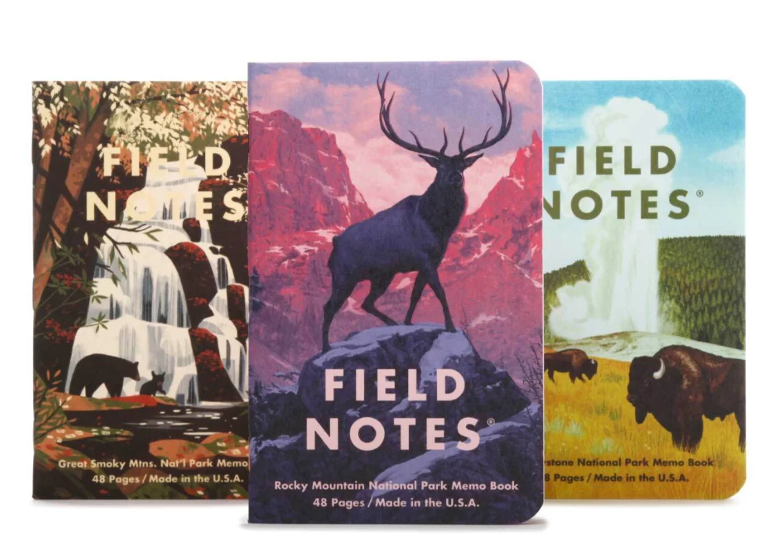 National Park Memo Book | 48 Pages | 3-Pack
