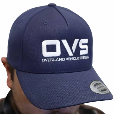 Navy Blue Embroidered Hat - Snapback