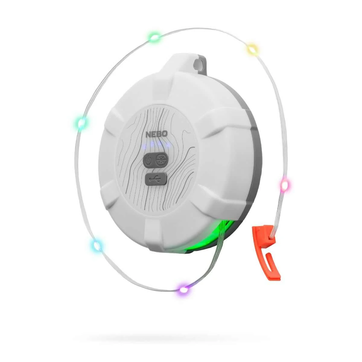 NEBO Luna 400+ Lantern with String Lights