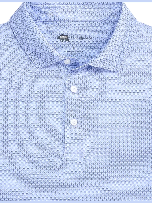 Night Owl Printed Performance Polo