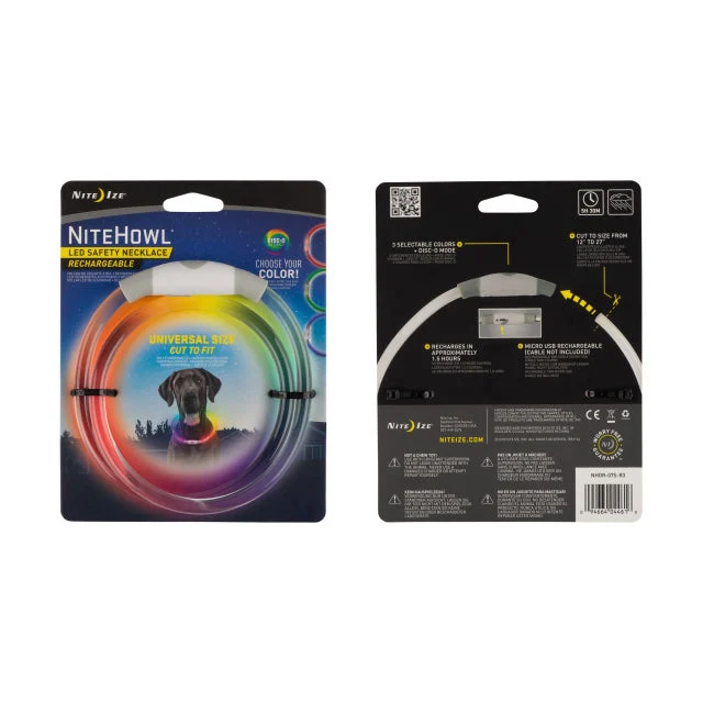 NiteHowl Rechargeable LED Safety Necklace - Disc-O Select – 3 Rivers Outdoor Co