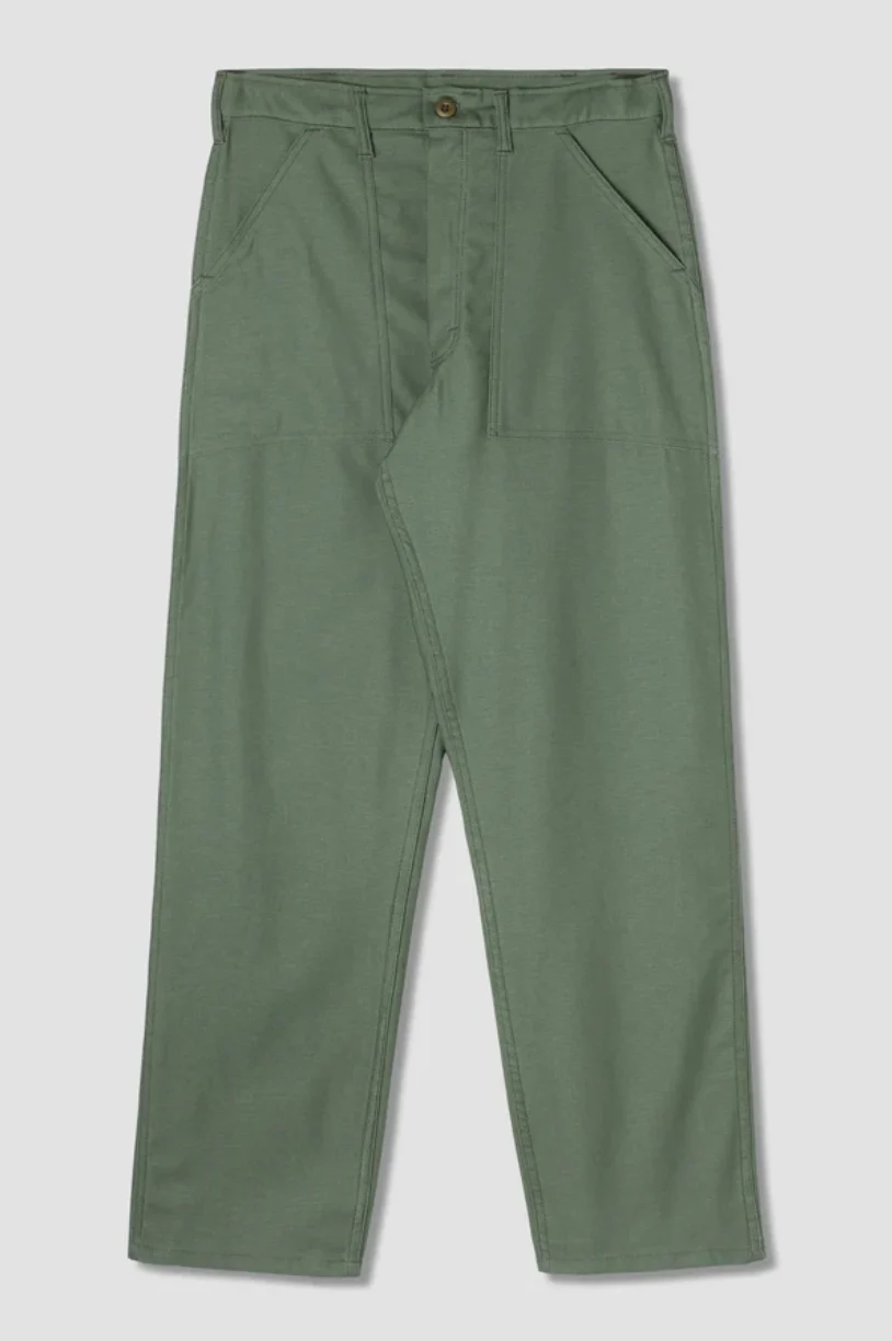 OG LOOSE FATIGUE (OLIVE SATEEN 8.5OZ)