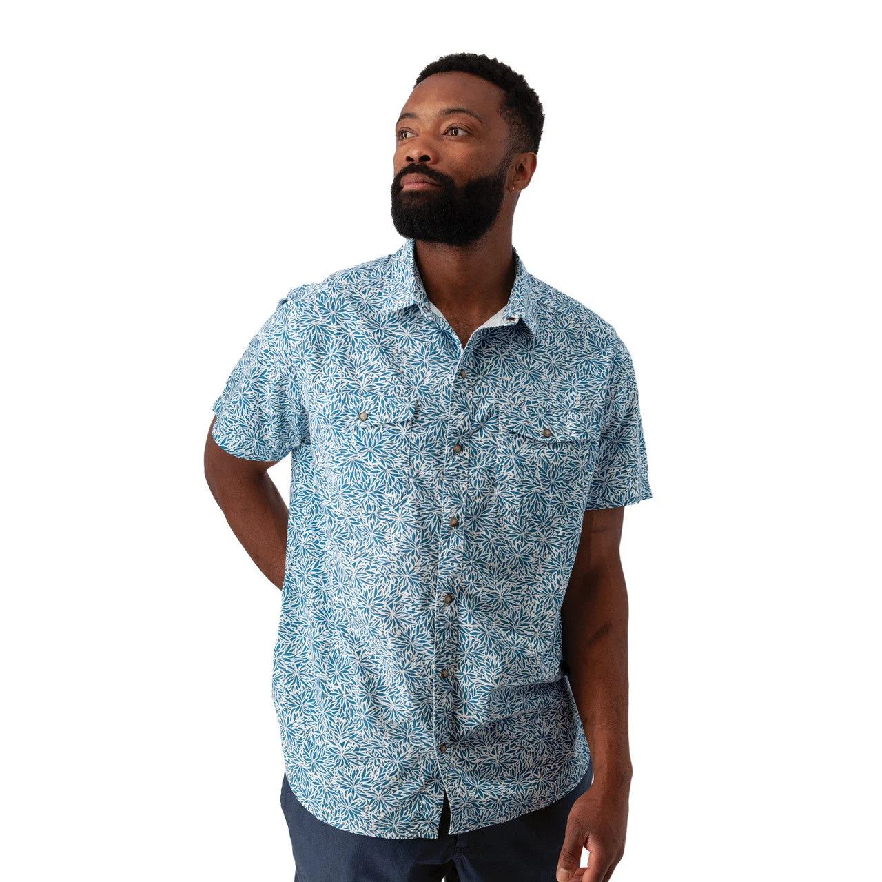 Old Ranch Men's Liam Print Shirt