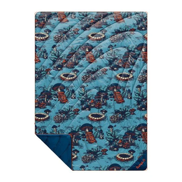 Original Puffy Blanket - Magic Mushrooms