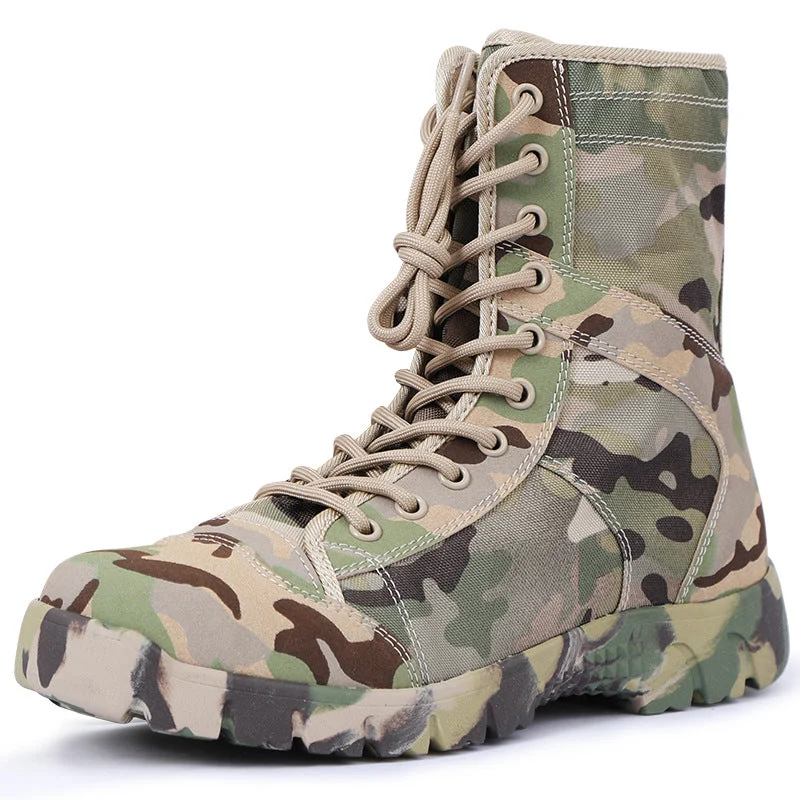 Outdoor High-top Breathable Canvas Men's Boots