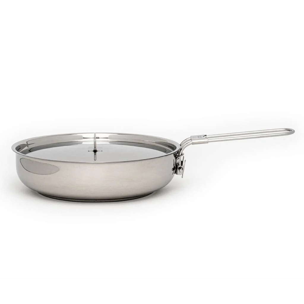 Pathfinder Stainless Steel Folding Skillet