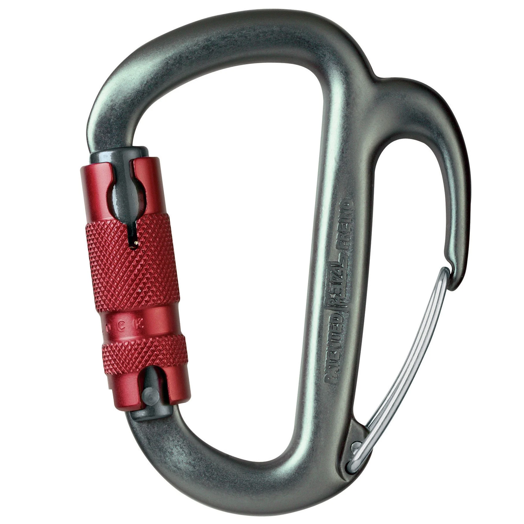 Petzl Freino Twist Lock Carabiner with Friction Spur