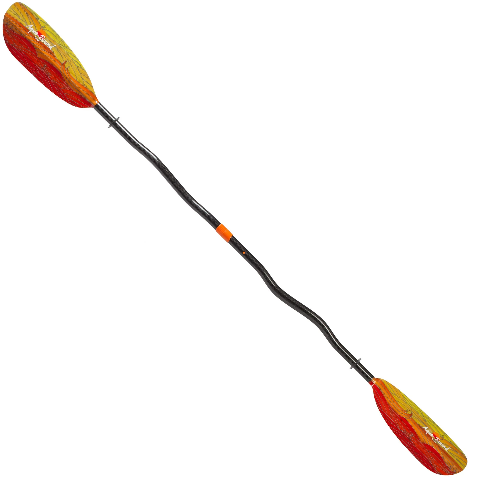 Reboxed Aqua Bound Tango Fiberglass Bent Shaft 2-Piece Kayak Paddle