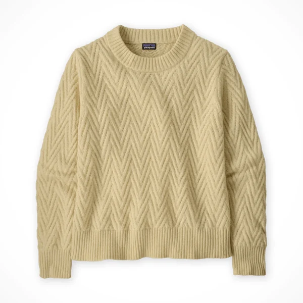 Recycled Wool-Blend Crewneck Sweater — Women's