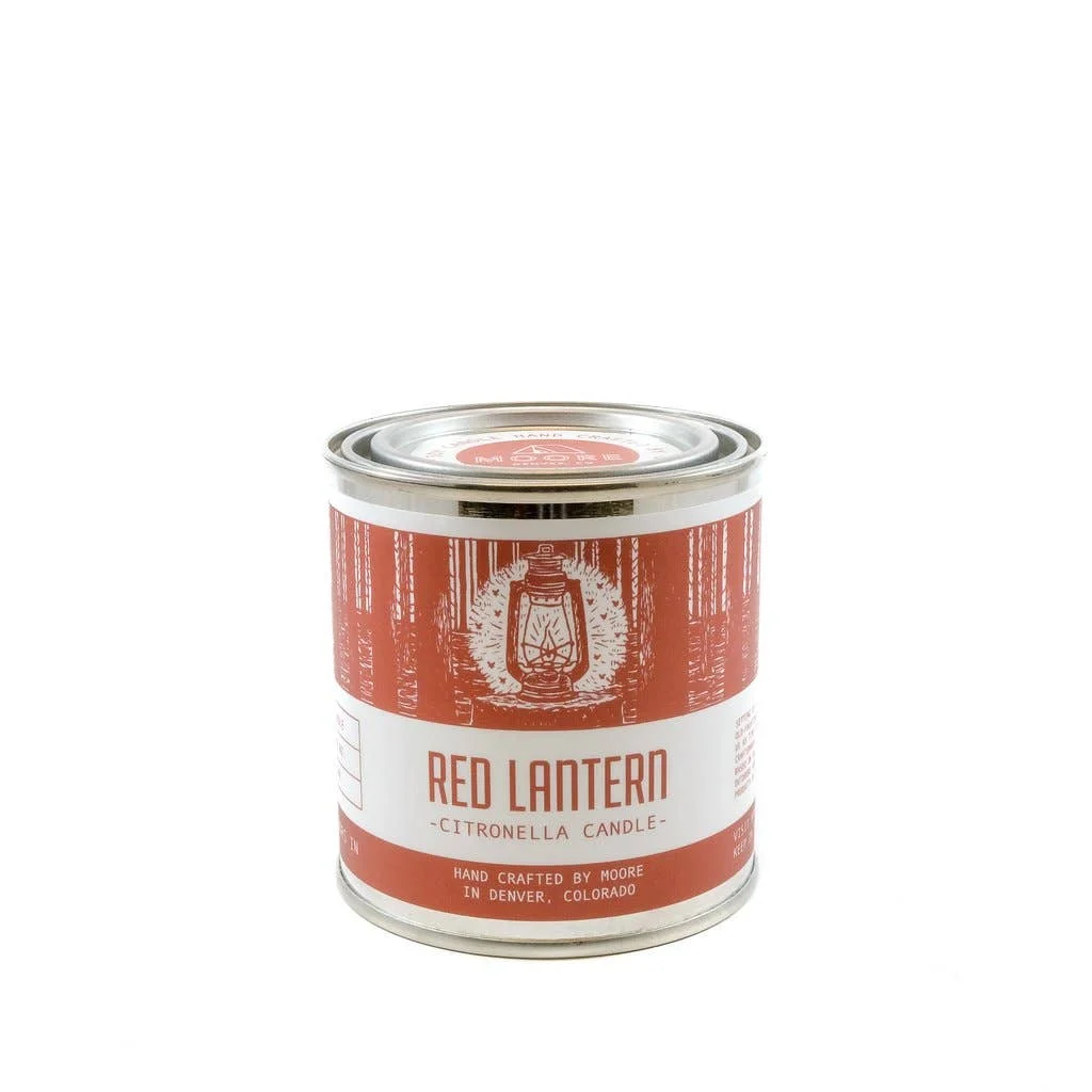 Red Lantern Citronella Candle-1/2 Pint