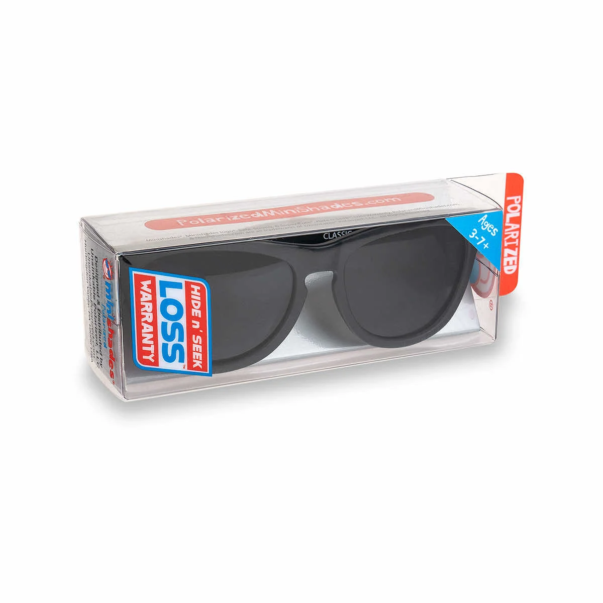 Reflekt Kids' Mini Shades Polarized Jet Black Sunglasses - Ages 3-7