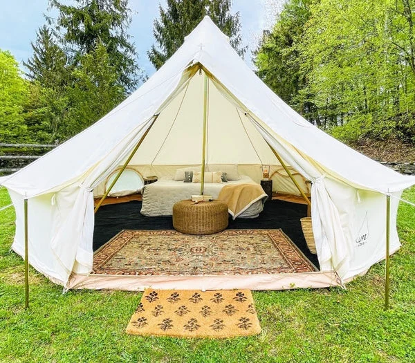 REPAIRED 16’ (5M) Fernweh™ bell tent | LOT L3d tour 3D Tour