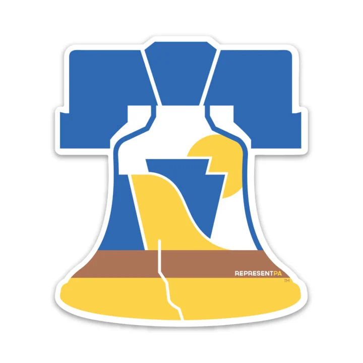 RepresentPA Pennsylvania Sticker | Liberty Bell-Shaped – 3 Rivers Outdoor Co