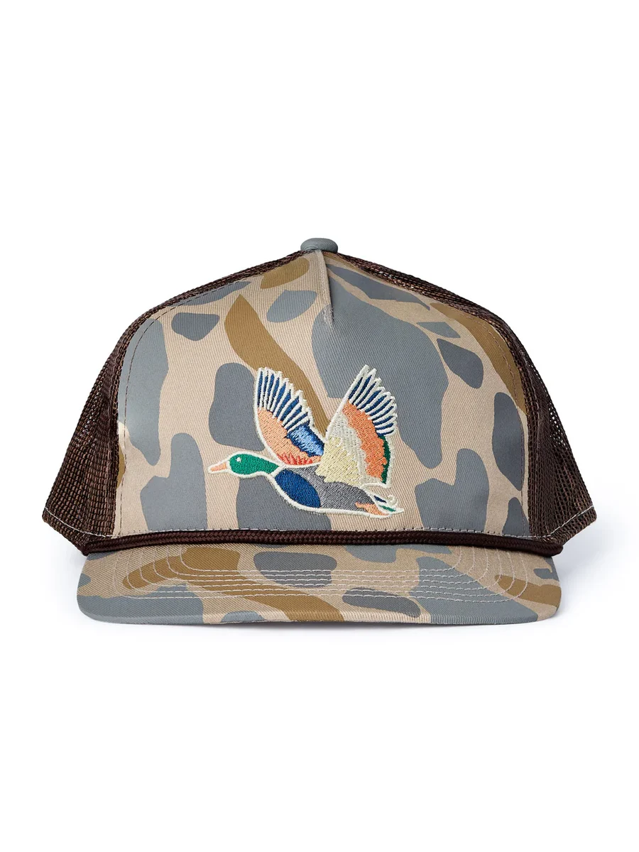 Retro Camo Duck Cap