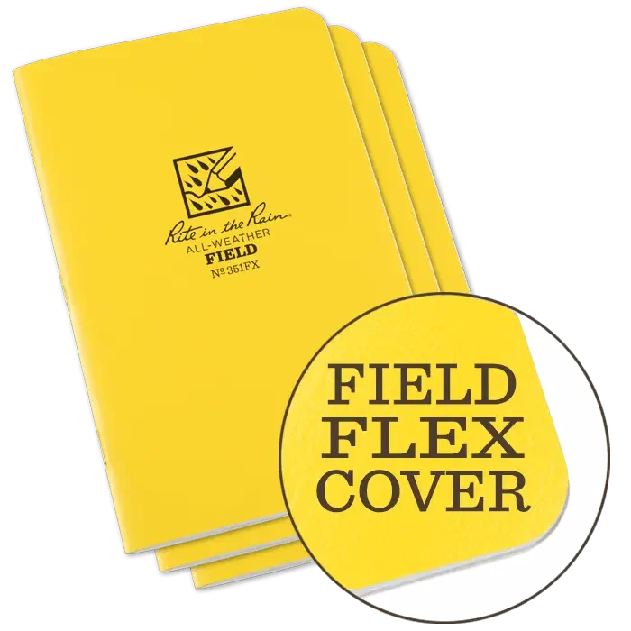 Rite In The RainSTAPLED NOTEBOOK 3PK