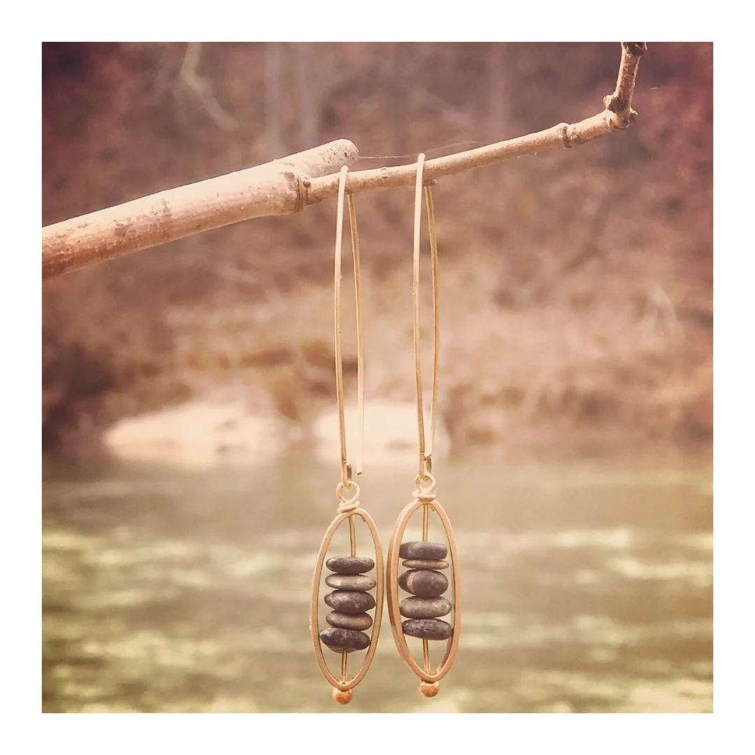 River Drop Earrings