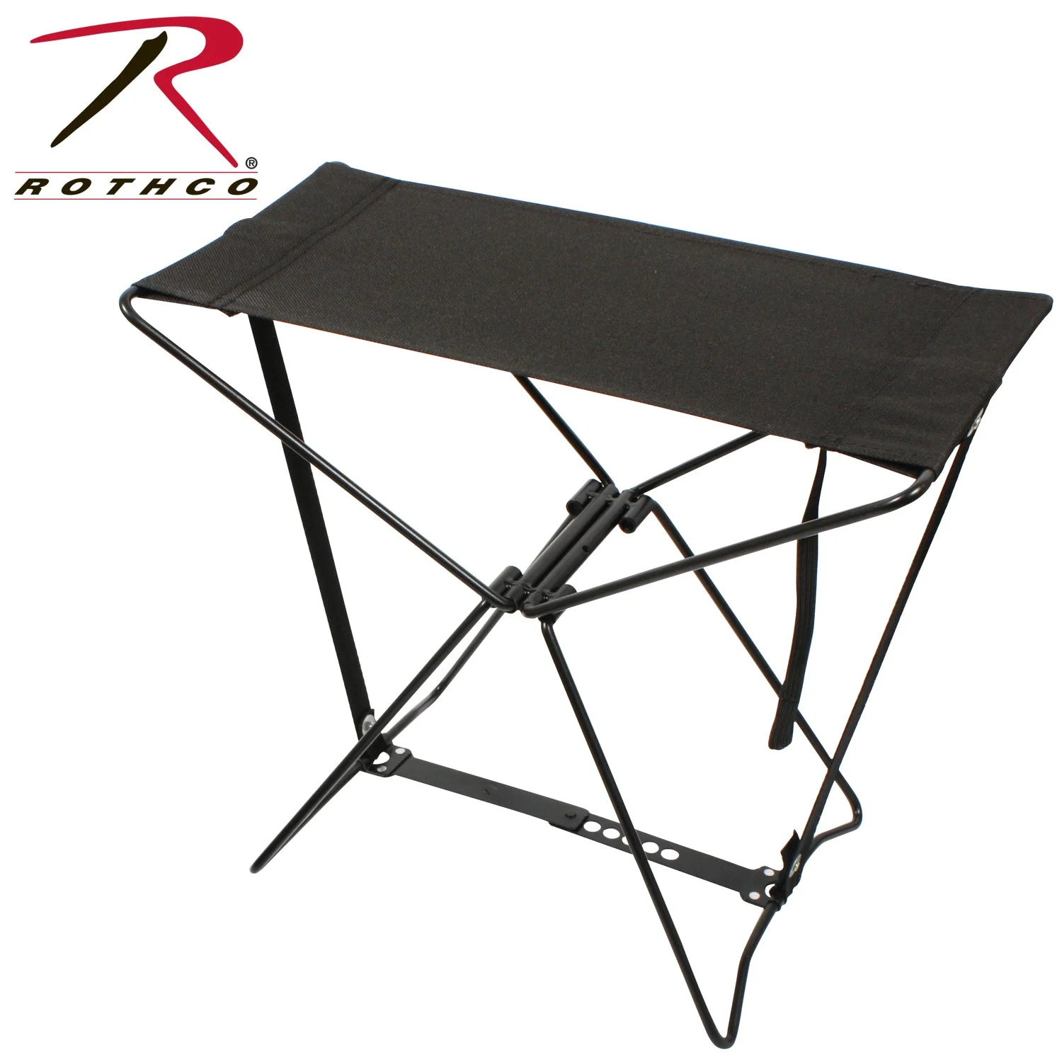 ROTHCO FOLDING CAMP STOOL - BLACK