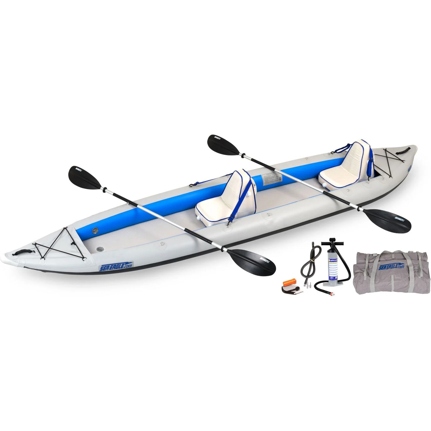Sea Eagle FastTrack 465FT Inflatable Kayak 2 Person Deluxe Package