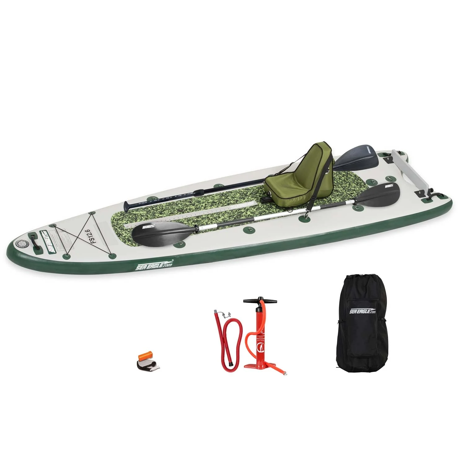 Sea Eagle FishSUP 12 Inflatable SUP Board Deluxe Package (Closeout)