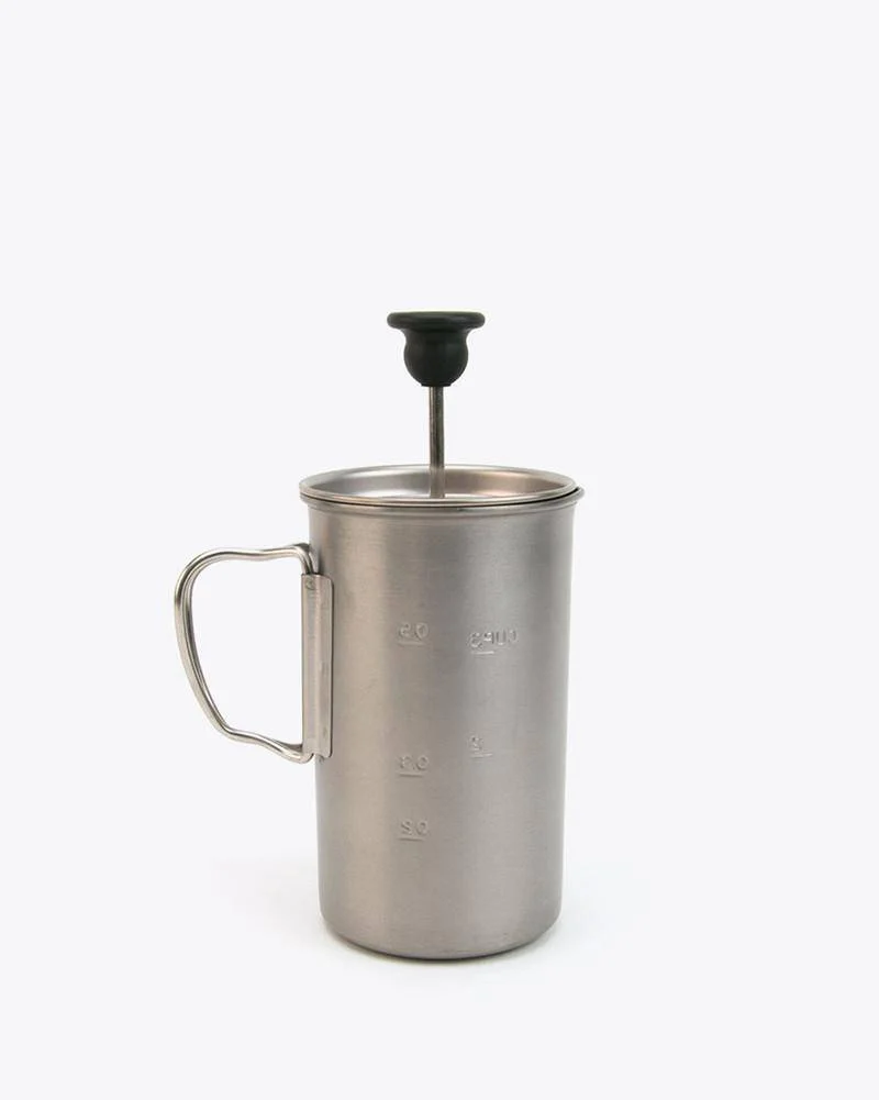 Snow Peak Titanium French Press | Miyar Adventures