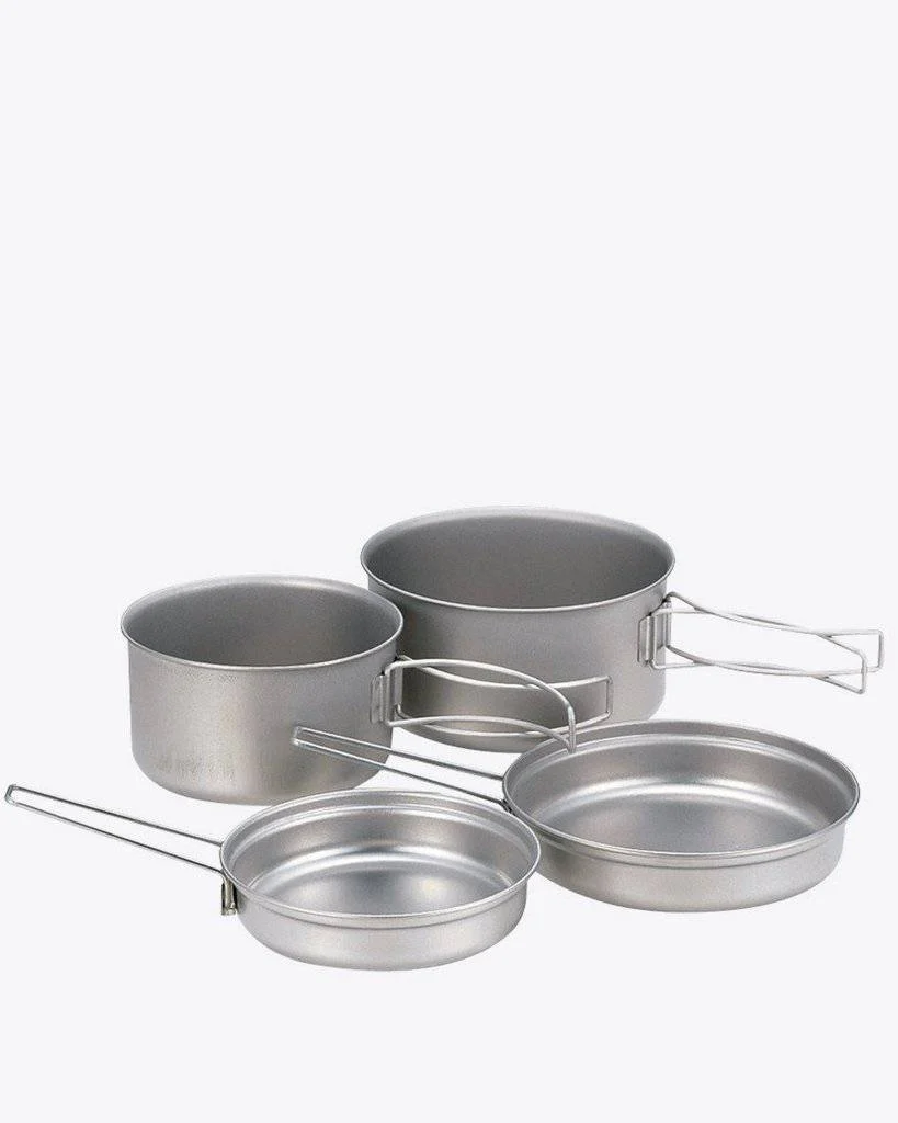 Snow Peak Titanium Multi-Compact Cookset | Miyar Adventures