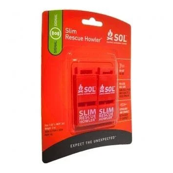 SOL Slim Rescue HowlerWhistle 2 Pack