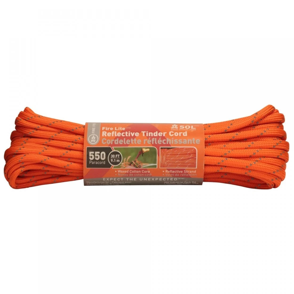 SOLFire Lite Tinder Cord 550, 30 ft.