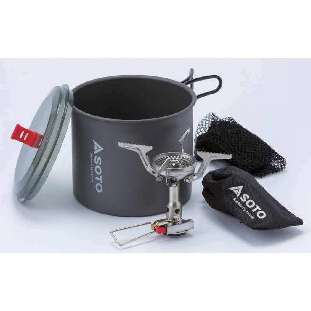 Soto Outdoors Amicus Stove with Igniter + New River Pot