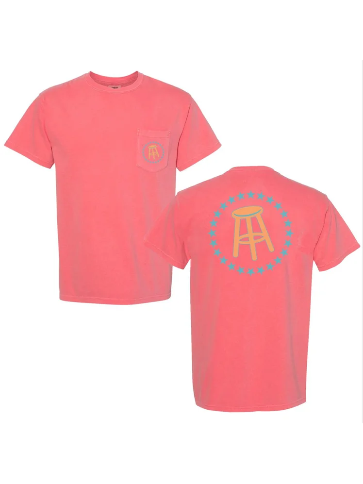 Stools and Stars Pocket Tee