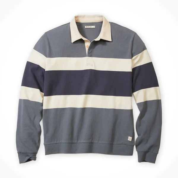 Sueded Rugby Polo — Men's