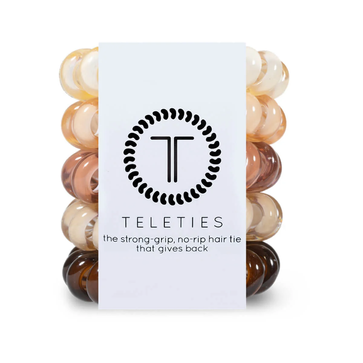 TELETIES For Love Of Nudes Tiny Hair Ties - 5 Pack
