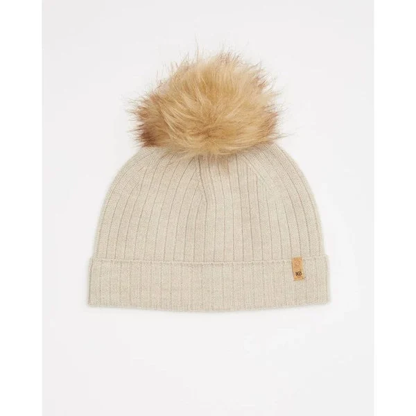 Tentree Wool Faux Fur Pom Beanie