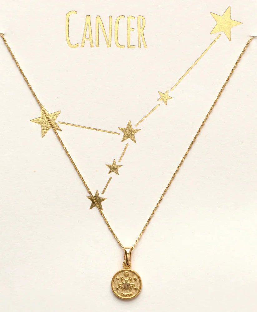 TINY ZODIAC MEDALLION