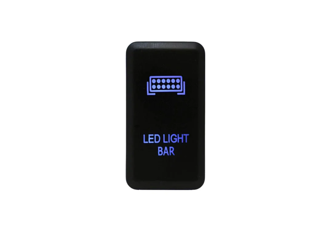 Toyota OEM Style "LED Light Bar" Switch - Blue by Cali Raised