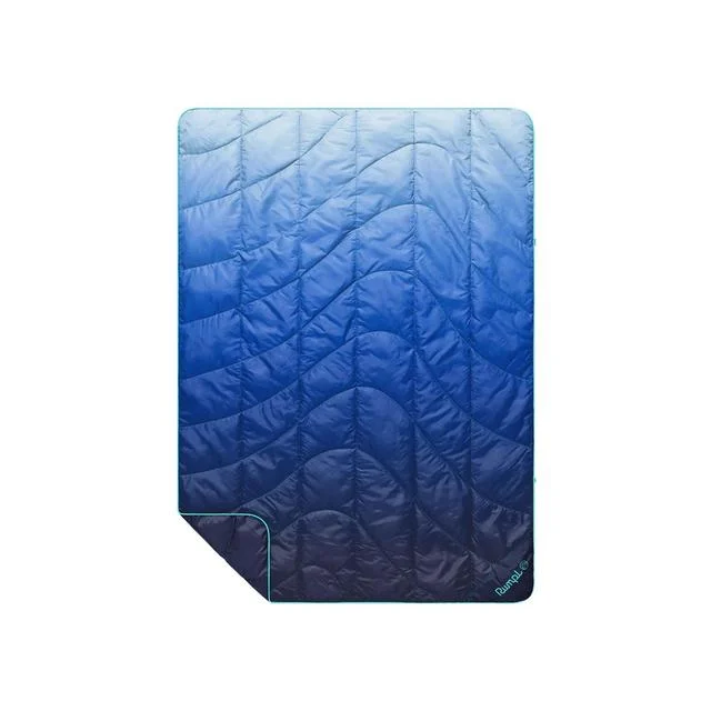 Travel Puffy Blanket - Burning Blue Fade