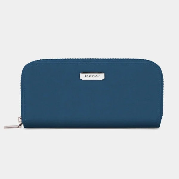 Travelon RFID Blocking Single Zip Wallet