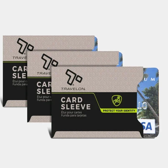 Travelon RFID Blocking Sleeves - 3pk