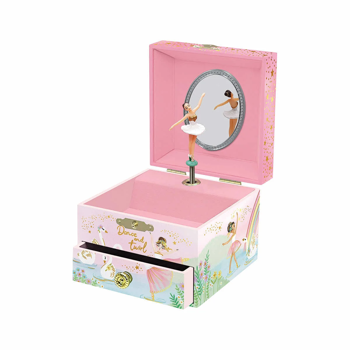 US Toy Musical Dancing Ballerina Jewelry Box