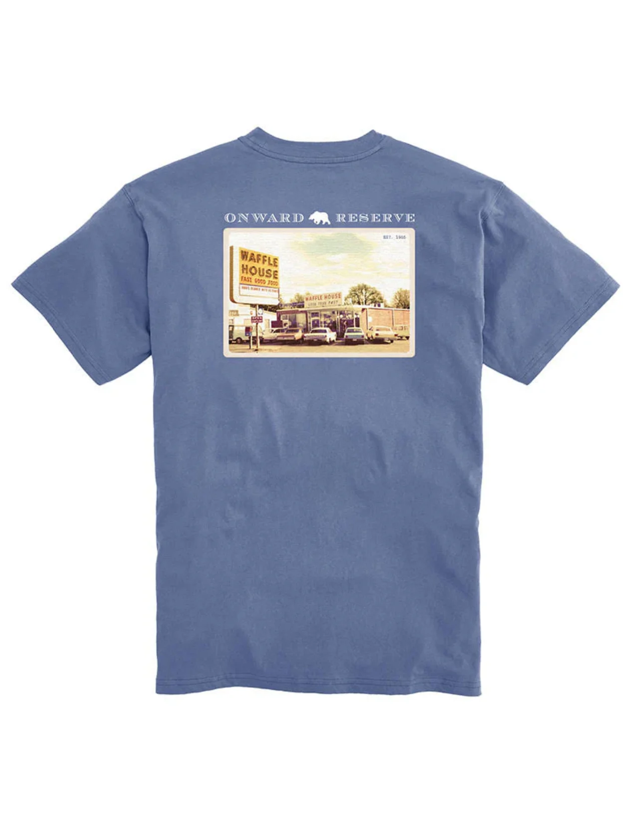 Waffle House Postcard Tee