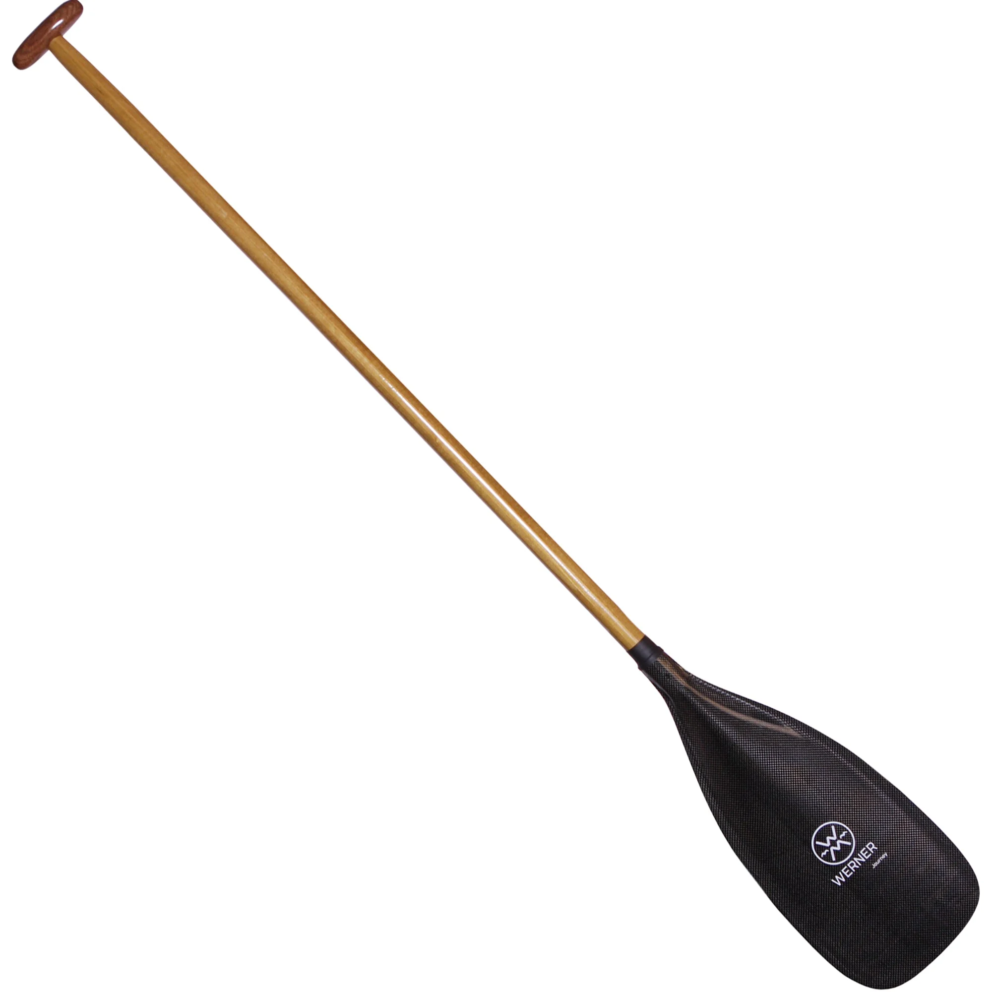 Werner Journey Carbon 1-Piece Wood Shaft Canoe Paddle