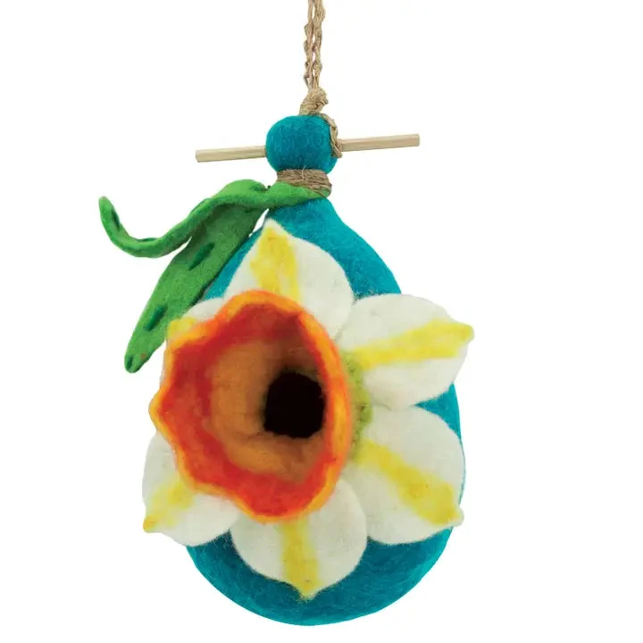Wild Woolies Daffodil Birdhouse