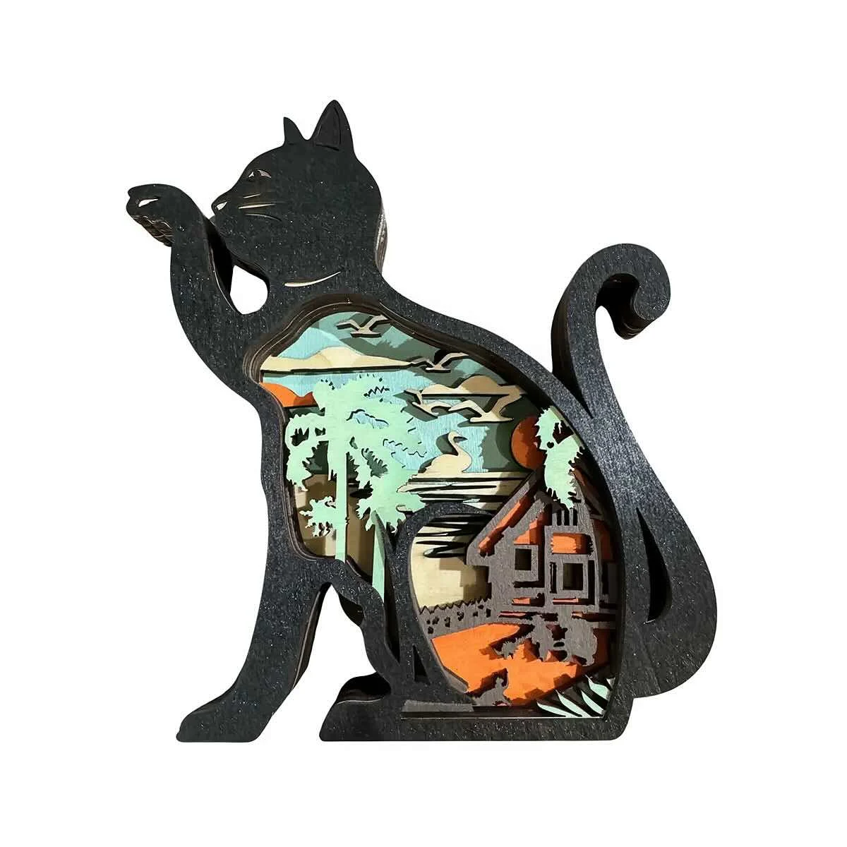 The Wilusz Way Black Cat Ornament