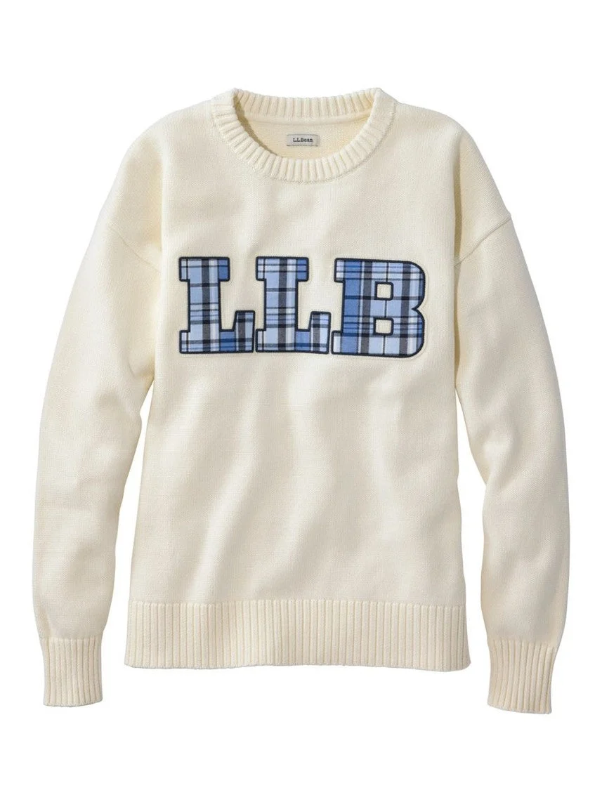 Women's The Original Double L Crewneck Novelty Sweater