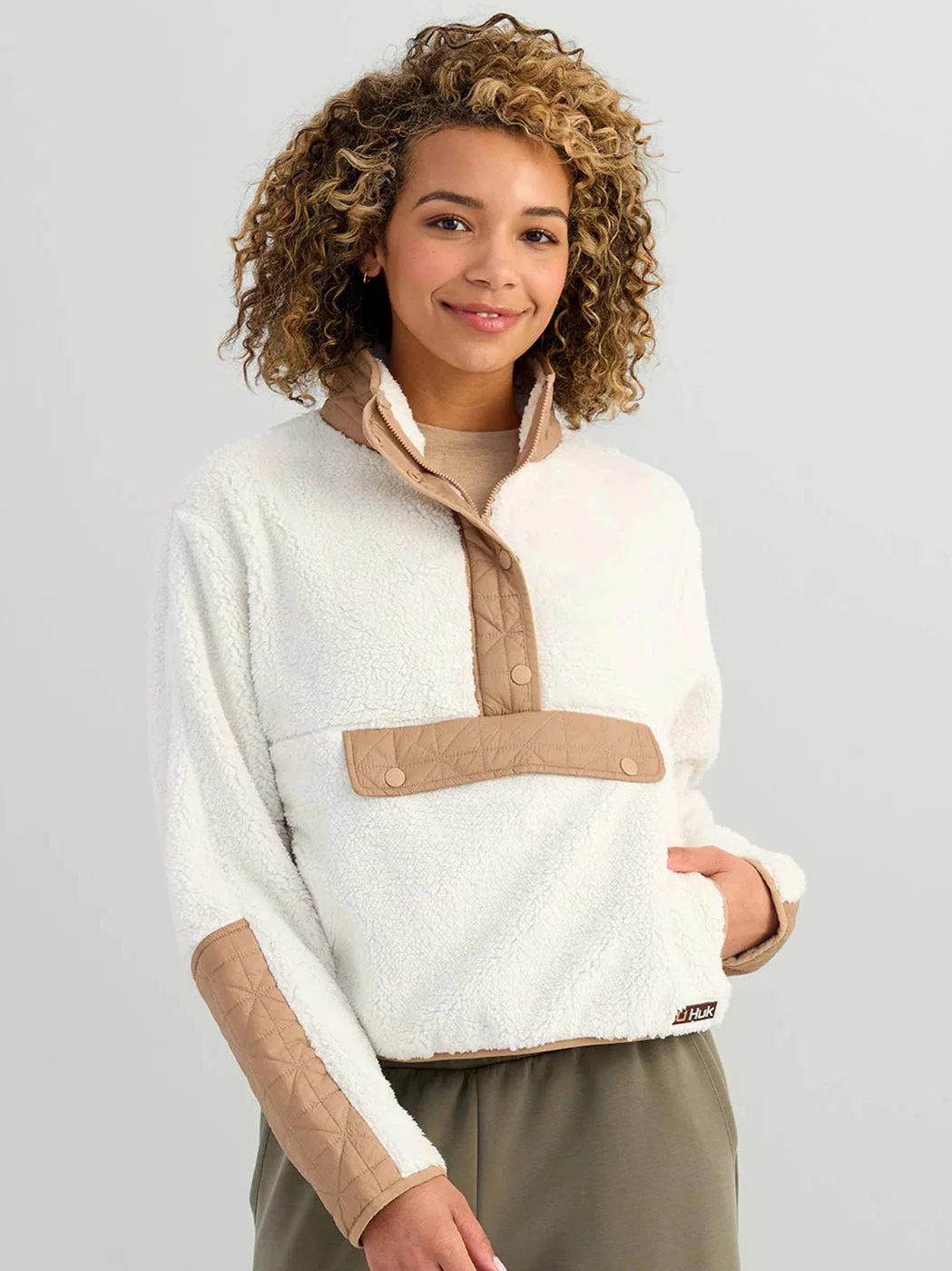 Women's Plush Fleece 1/2 Zip Pullover