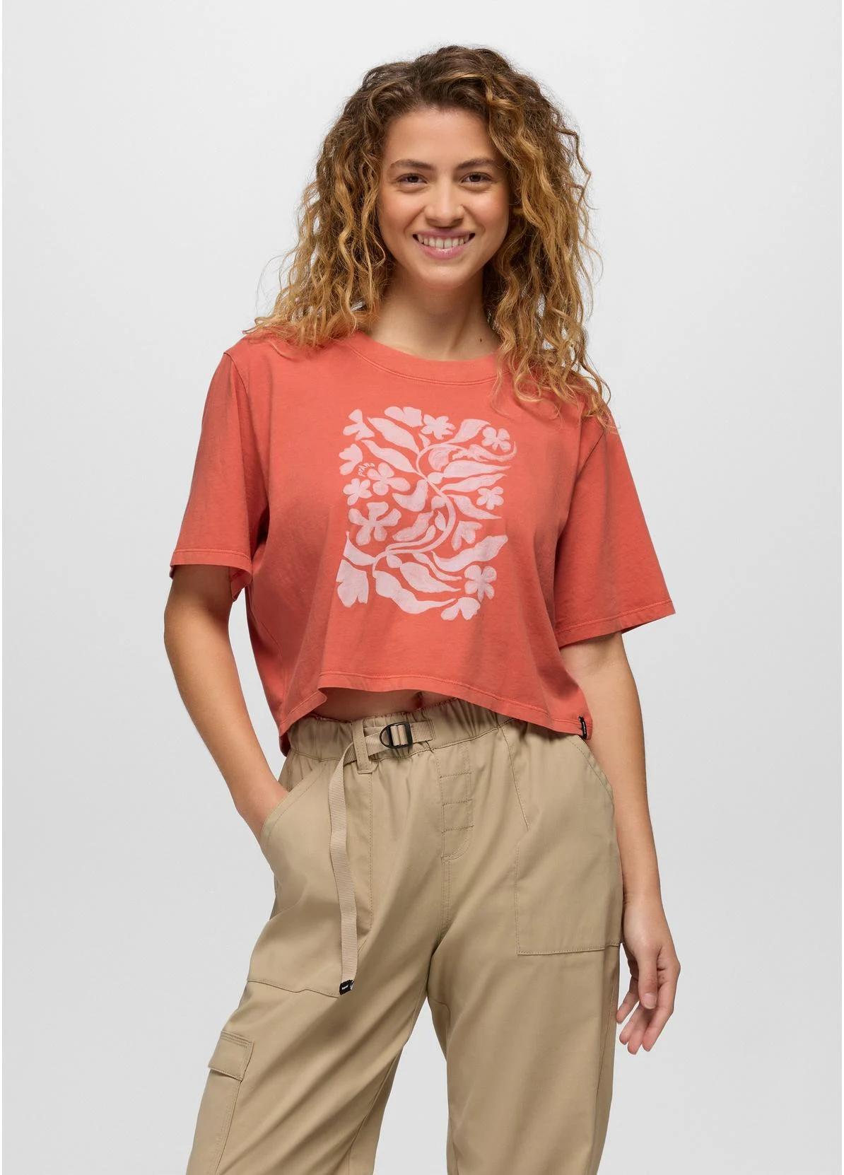 Womens Everyday Botanical Crop