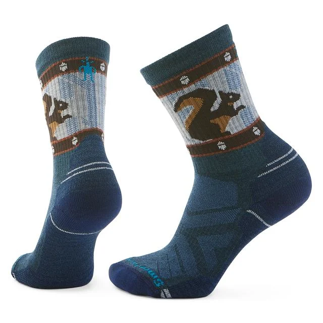 Womens Hike Squirrely Crew Socks