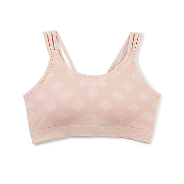 Womens Merino Sport Seamless Strappy Bra